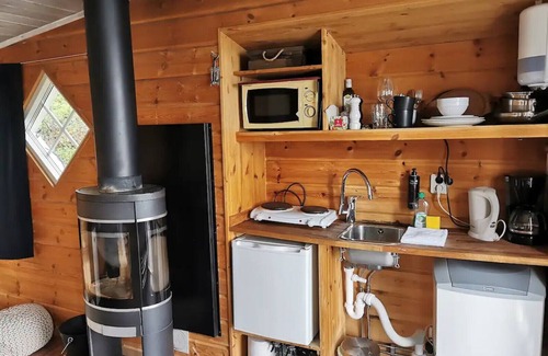 Kurravaara House | Waterfront with fantastic views and the midnight sun on the horizon