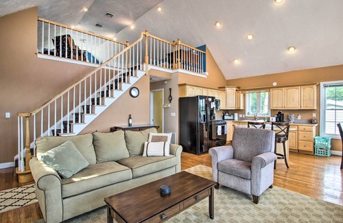 Milton House | Waterside Haven on Milton Pond w/Deck & Boat Dock