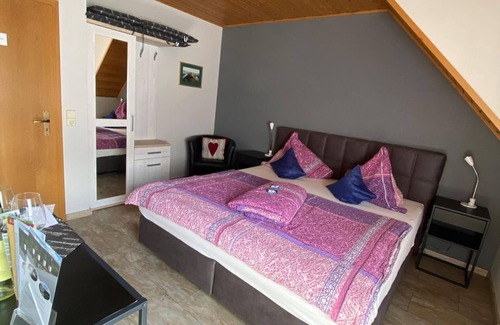 Briedel Bed & Breakfast | Weingut Gästehaus Karl-Otto Nalbach - Double room Shower/WC/partly balcony