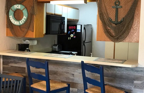 Gulf Lagoon Beach Condo | Welcome bikers, boaters & ballers! close to sports complex, beach & restaurants