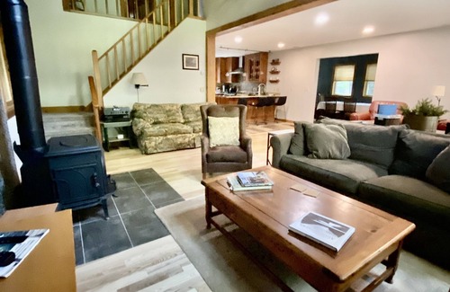 Saranac Lake House | Welcome to our recently expanded and renovated year round Adirondack Chalet.