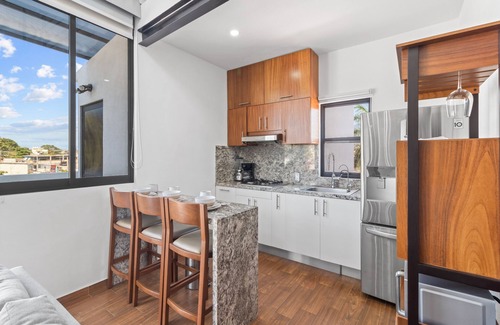 Fluvial Vallarta Apartment | well located Apartment with pool and private Terrace, overlooking The city.