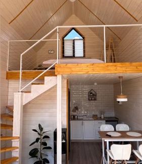 Artavaz House | White Scandinavian Barn House