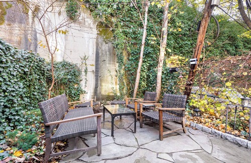 Park Slope Apartment | Whole Garden Floor in Modern Luxury Brownstone & Remote Work Paradise