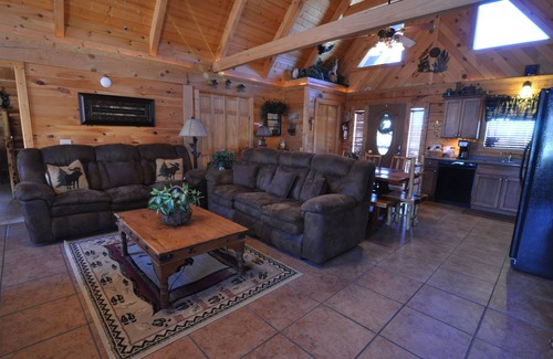 Branson Cedars Cabin | Wilderness Retreat Cabin- Lg Game Room, Private Hot Tub; 1 Mile to Thunder Ridge