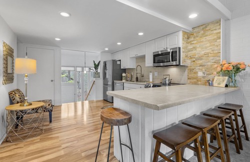 Lake Geneva Condo | Winter getaway with cozy fireplace in this Elegant Lake Geneva condo