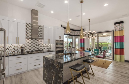 Palm Valley House | Within Pebblecreek - 2BD+Den Pet Friendly Designers Delight w/Private Pool & Spa!