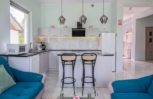 gmina Dobra House | Wonderful private villa for 8 guests with private pool, WIFI, TV, terrace, pets allowed and park.