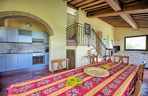 Lucignano Villa | Wonderful private villa with WIFI, A/C, private pool, TV, patio, panoramic view and parking