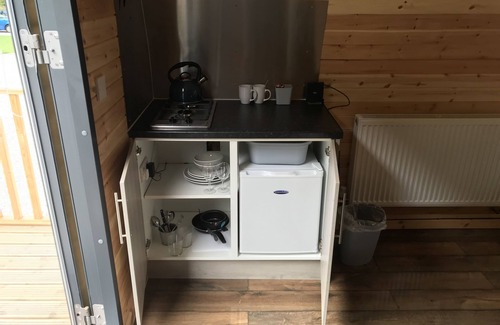 Abercwmboi Cottage | Wonky Pod 8 (Pet Free) - a glamping pod that sleeps 2 guests in 1 bedroom