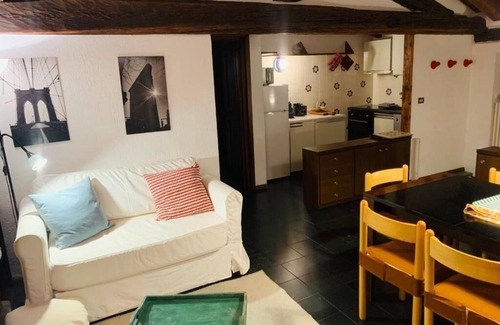 Pallusieux Apartment | Wood and stone Chalet apartment
