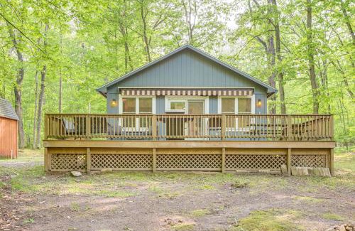 Farwell House | Wooded Country Home with Spacious Deck in Farwell!