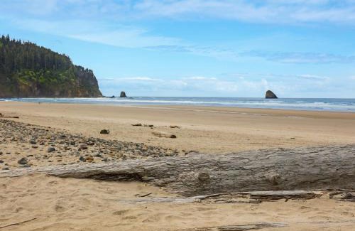 Cape Meares Apartment | Woods Waves: Luxury Coast Cabin King Beds Pets