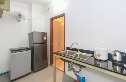 Siem Reap Apartment | Work-Friendly Studio Apartment + stable Wi-Fi in peaceful residential area