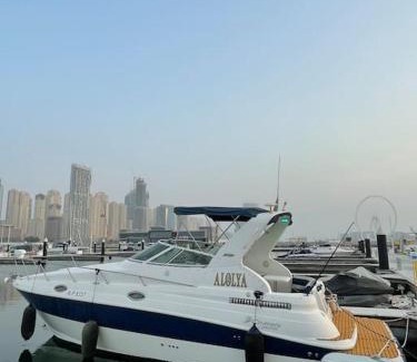 Dubai Marina Boat Rental | Yacht boat 2 Beds 1 Bath Dubai Eye Dubai Marina JBR