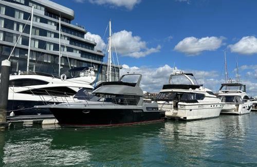 Southampton City Centre Boat Rental | YACHT "X" - 44 FOOT MODERN YACHT ON 5 STAR OCEAN VILLAGE MARINA - minutes away from city centre and cruise terminals, Free parking ,SPA package available!