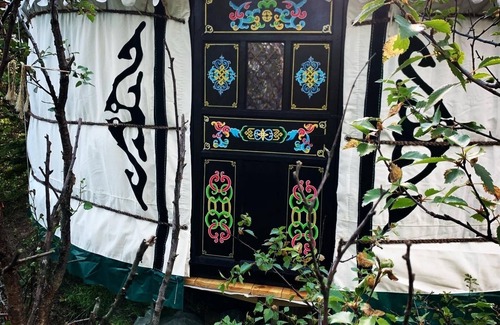Selfoss RV Rental | Yurt Freya is a traditional Mongolian yurt with a little extra.