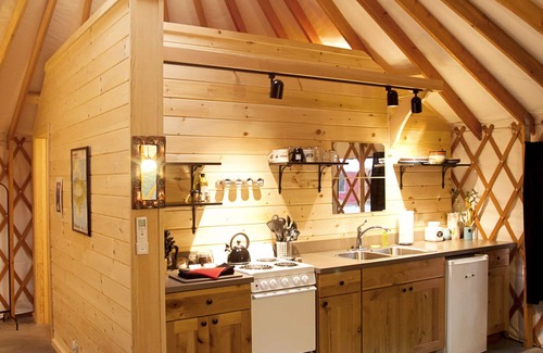 Southwest Harbor Cottage | Yurt Glamping on the Quiet-side of Acadia National Park!