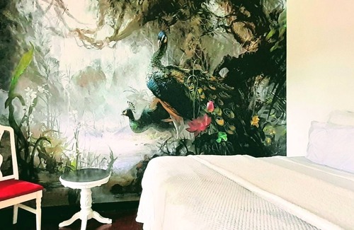 Chinhoyi Bed & Breakfast | Zebras Dazzle B&B | The Peacock room - full of romance and style