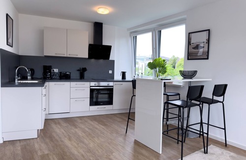 Innenstadt Apartment | Zentrales Apartment mit Kostenlosem Parkplatz. Haustierfreundlich!