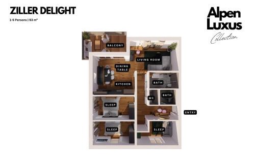 Fuegen Apartment | ZILLER DELIGHT - AlpenLuxus Collection