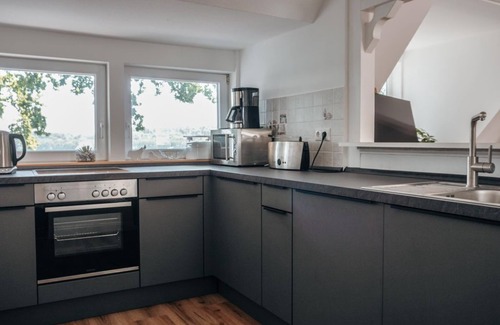 Ratzeburg Apartment | Zur Schönen Aussicht, Ferienwohnung - Ferienwohnung/2 Schlafzimmer/dusche, WC