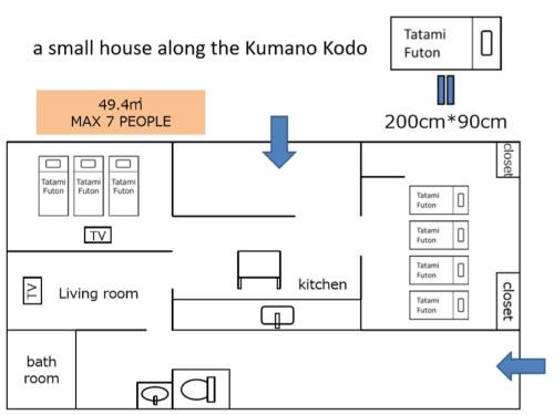 一棟貸自炊可-いつでも帰れるみんなの実家 -熊野古道歩きの拠点に-Wi-Fi-駐車場1台無料
