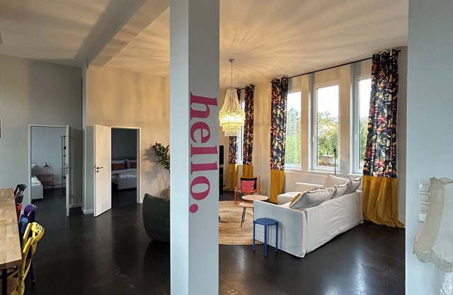 135sqm loft in an old factory on the outskirts of Hamburg
