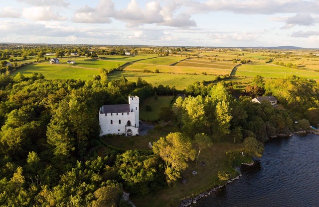 13th Century Lakeside Castle in 7 Acres of Park and Woodland
