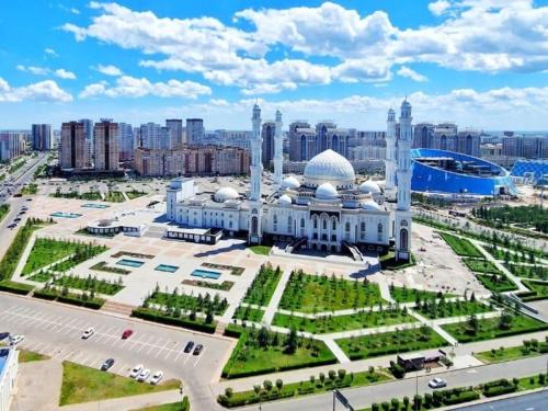 19 эт ВОЛШЕБНЫЙ ВИД на МЕЧЕТЬ 2х комн с 2-мя кроватями и раскладным диваном на 1-6 гостей