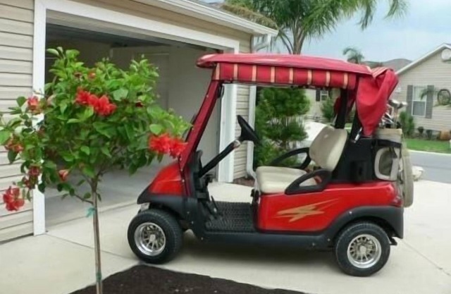 2/2 Courtyard Villa with Private Backyard and Golf Cart!