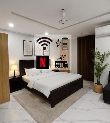 2-Bedroom Apartment near Islamabad International Airport Free Airport Pick and Drop