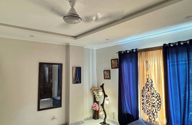 2-bedroom family-friendly apartment in Islamabad with all basic amenities.