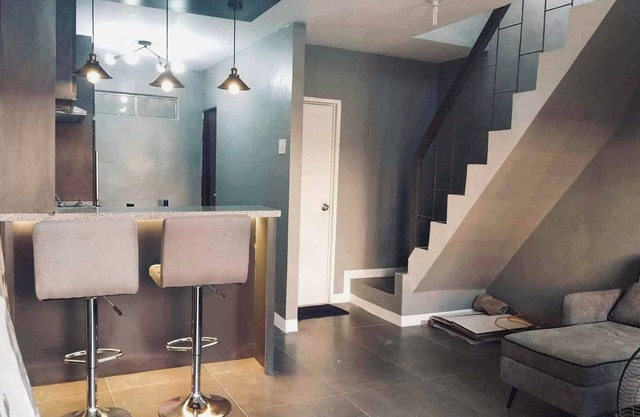 2 Bedroom Minimalist Gray color themed house