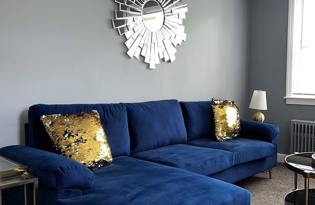2 bedroom with work space and high speed internet.
