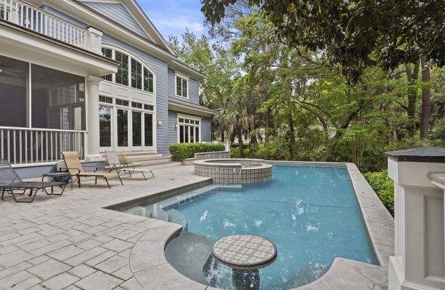 340 Low Oak Woods: 5BR West Beach Home, Private Pool, Bike to Beach
