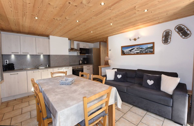 350m from the ski lifts, parking, in the village center of La Clusaz