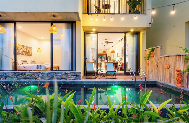 3BRs w/River View & Private Pool - Free Bike