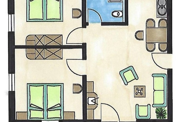 4-bed apartment Spätburgunder - Holiday apartments in the Burgunderhof