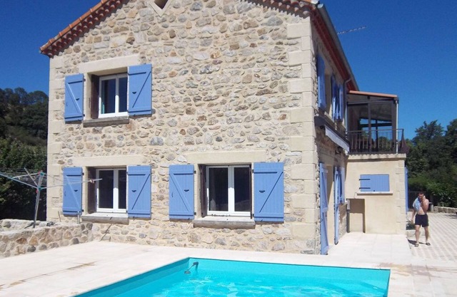 4-person gîte on the ground floor of our house in the Ardèche mountains