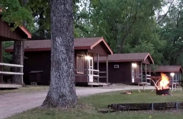 4 Person One Room Cabin in Rural Campground