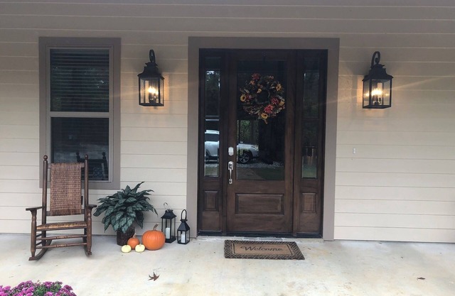 5-Bedroom Open Concept Home nestled among the Pine Trees on a quiet road.
