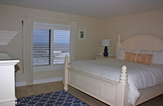 5th floor oceanfront three bedroom three bath. Amazing ocean views, 2nd bedroom has full 3rd has twins