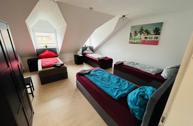 6 beds, 4-room apartment, WiFi