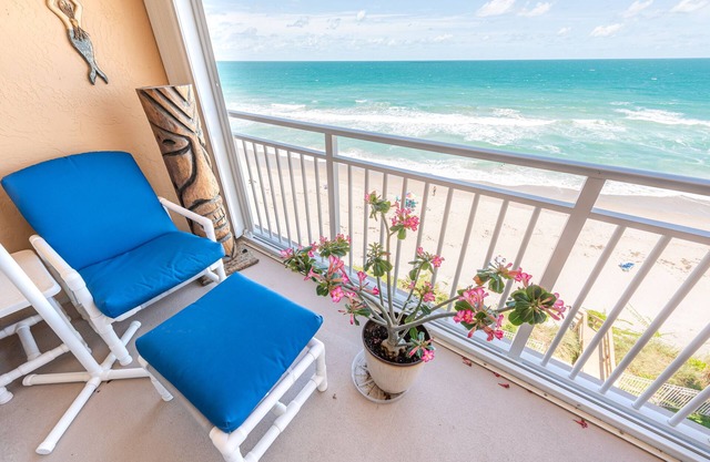 #605 Beachfront Vacation Rental, Beautiful Views from the 6th story balcony.
