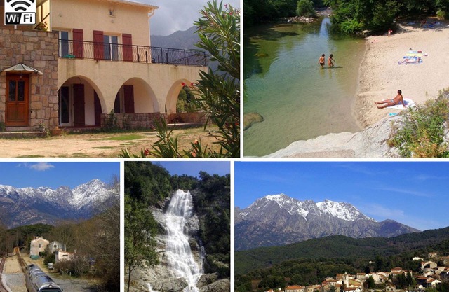 95m², 3 bedrooms linen included, quiet, panoramic terrace, 25km Ajaccio