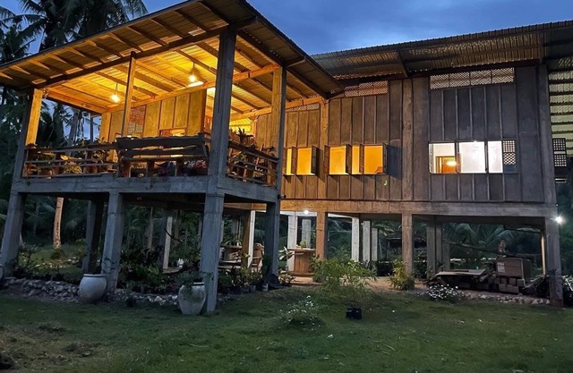 A beachfront rustic home in Lazi, Siquijor.