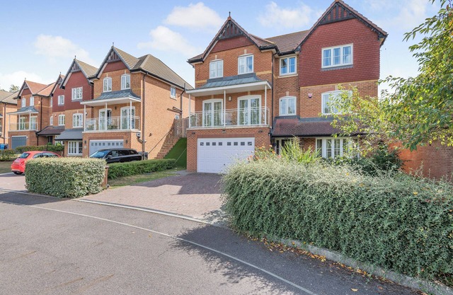 A beautiful large house on an exclusive estate.