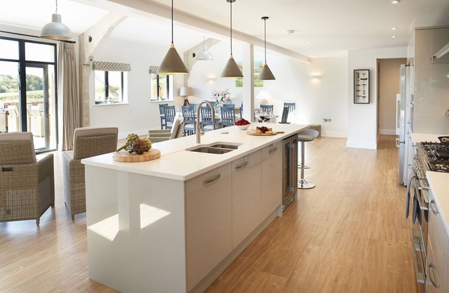 A contemporary barn conversion in an Area of Outstanding Natural Beauty.