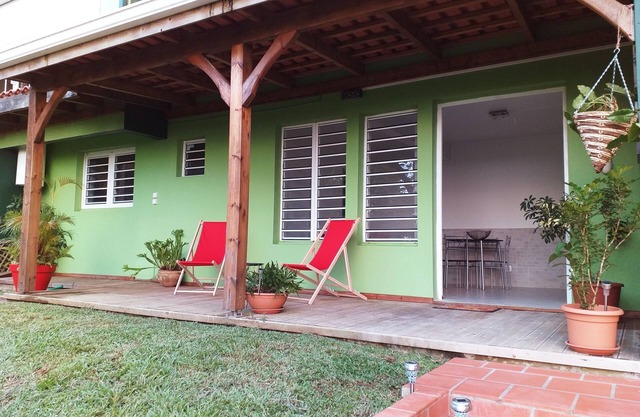 A corner of greenery .